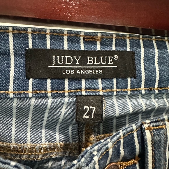 Super flare striped jeans - Picture 3 of 5